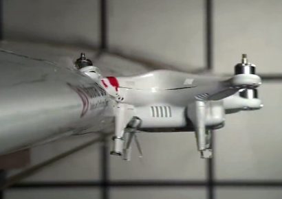 DJI требует удалить результаты исследования столкновения дрона с самолетным крылом