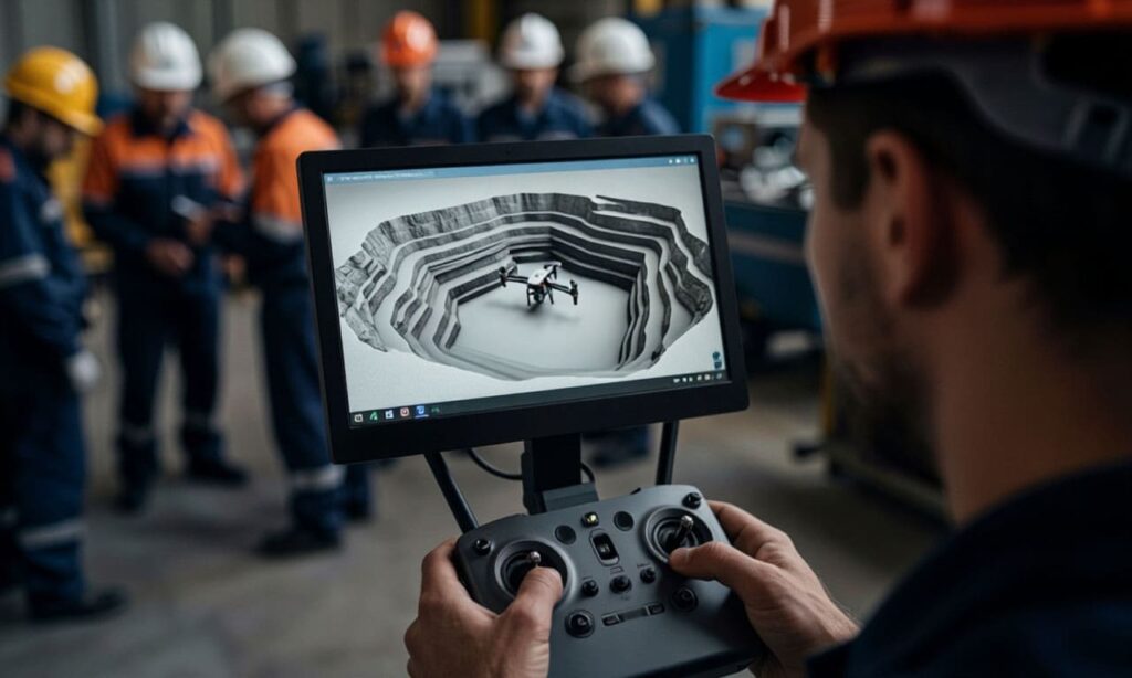 Российский промышленный дрон составил 3D-карты шахт Казахстана